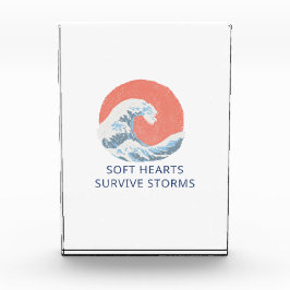 Bloque Para Fotos Soft Hearts Survive Storms
