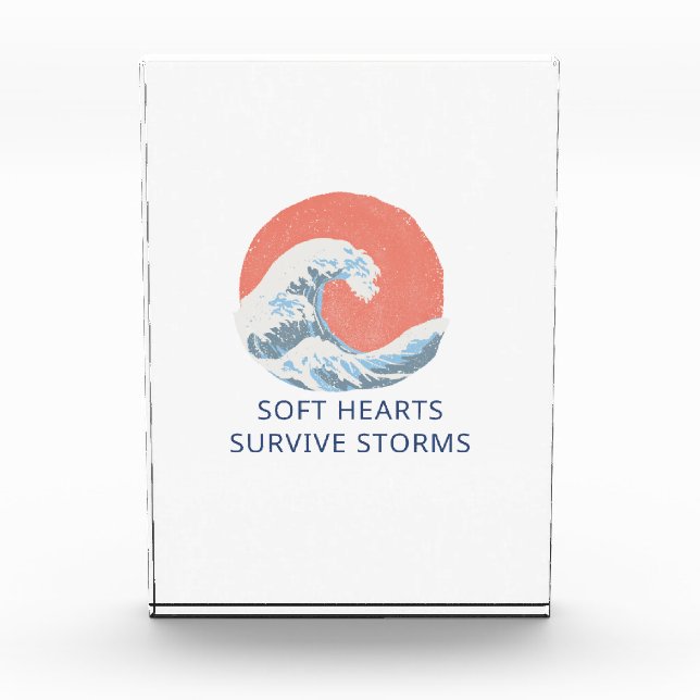 Bloque Para Fotos Soft Hearts Survive Storms (Anverso)