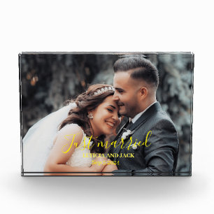 Bloque Para Fotos Solo casados celebran el amor con lo personalizado