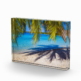 Bloque Para Fotos Sombras en la playa