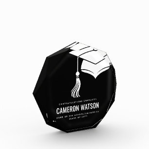 Bloque Para Fotos Sombrero Minimalista Moderno y Graduation con Borl