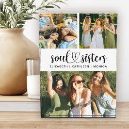 Bloque Para Fotos Soul Sisters Friends Script Photo Collage Block