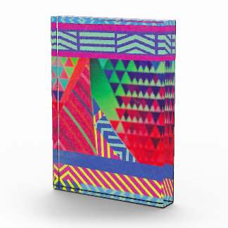 Bloque Para Fotos southwestern borders and triangles collage