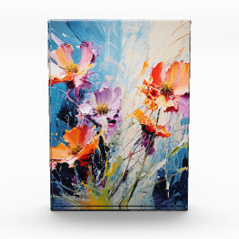 Bloque Para Fotos Splash Arte floral