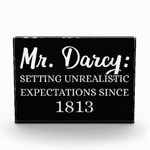Bloque Para Fotos Sr. Darcy: Expectativas Poco Realistas Desde 1813