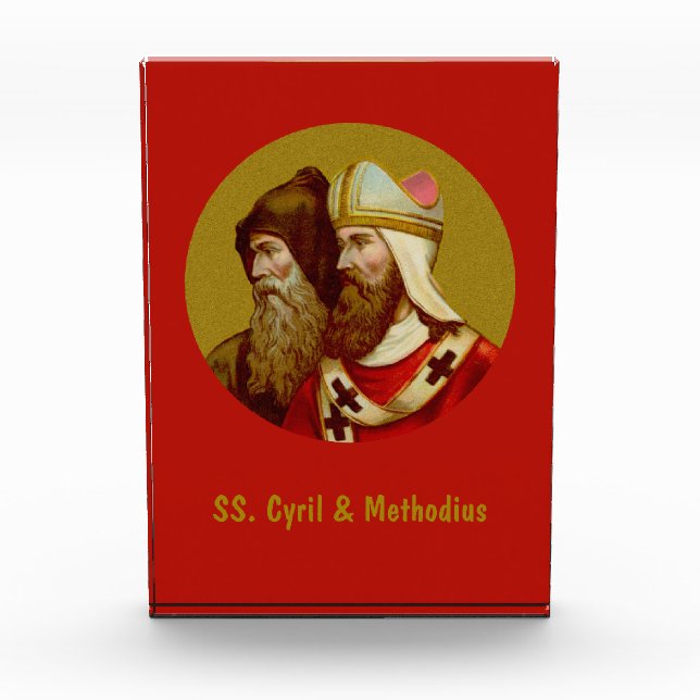 Bloque Para Fotos SS. Cyril & Methodius (M 001) Vertical (Anverso)