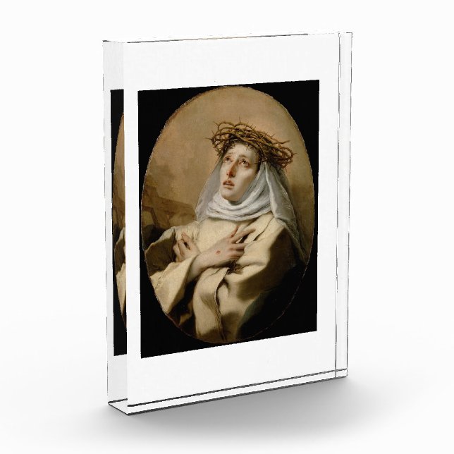 Bloque Para Fotos St. Catherine of Siena Hl. Katharina Siena Tiepolo (Izquierda)