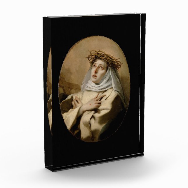 Bloque Para Fotos St. Catherine of Siena Hl. Katharina Siena Tiepolo (Izquierda)