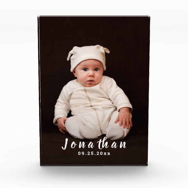 Bloque Para Fotos Su nombre personalizado (Anverso)