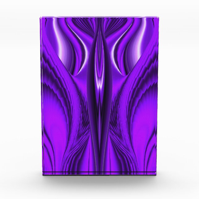 Bloque Para Fotos Sueños del arcoiris de flores moradas, Alas de áng (Anverso)