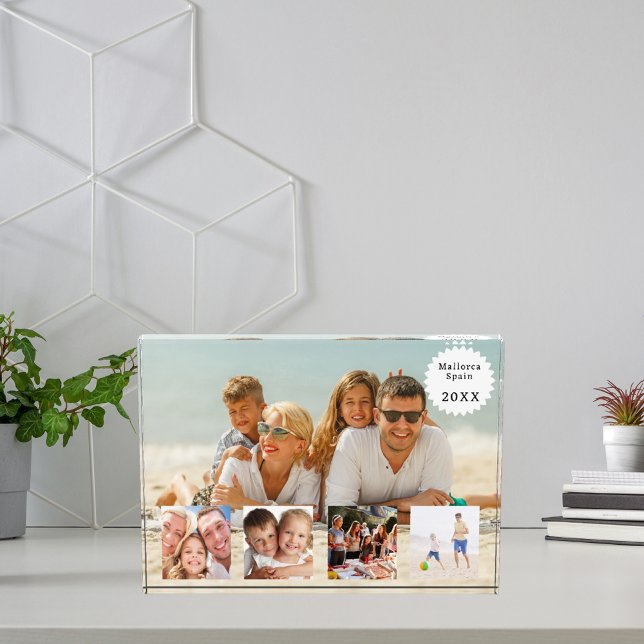 Bloque Para Fotos Summer family vacation photo collage (Subido por el creador)