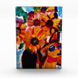 Bloque Para Fotos Sunflowers and chihuahua 