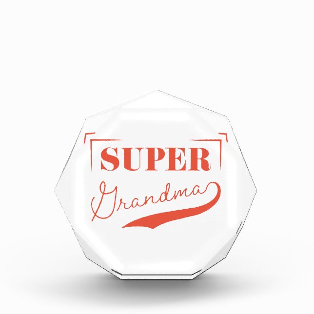 Bloque Para Fotos Super Abuela (Anverso)