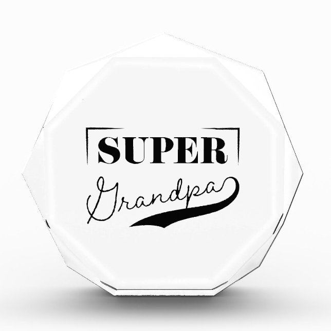 Bloque Para Fotos Super Abuelo (Anverso)