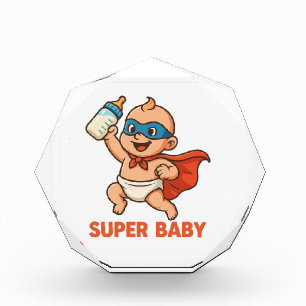 Bloque Para Fotos Super bebé - Un héroe Personalizado con Cabo y Bot