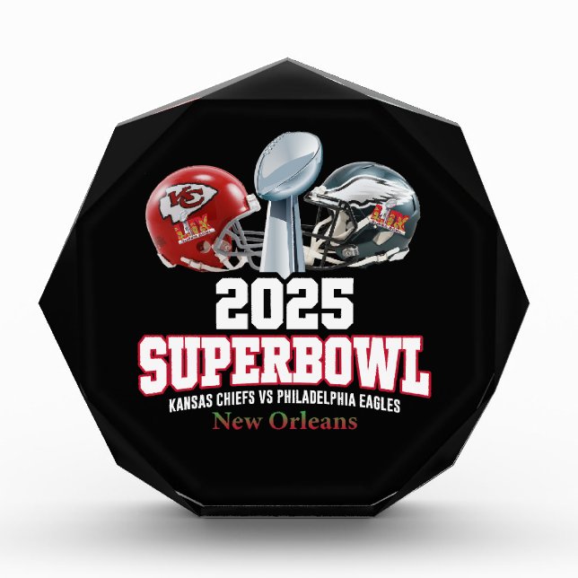 Bloque Para Fotos Súper Bowl de 2025 (Anverso)