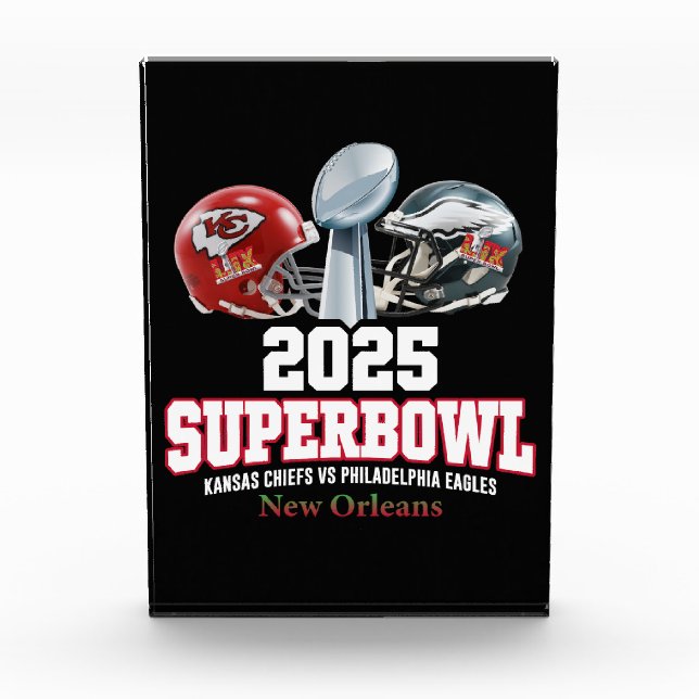 Bloque Para Fotos Súper Bowl de 2025 (Anverso)