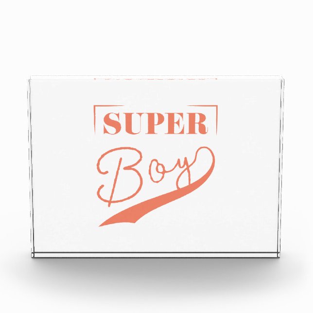 Bloque Para Fotos Super Boy (Anverso)