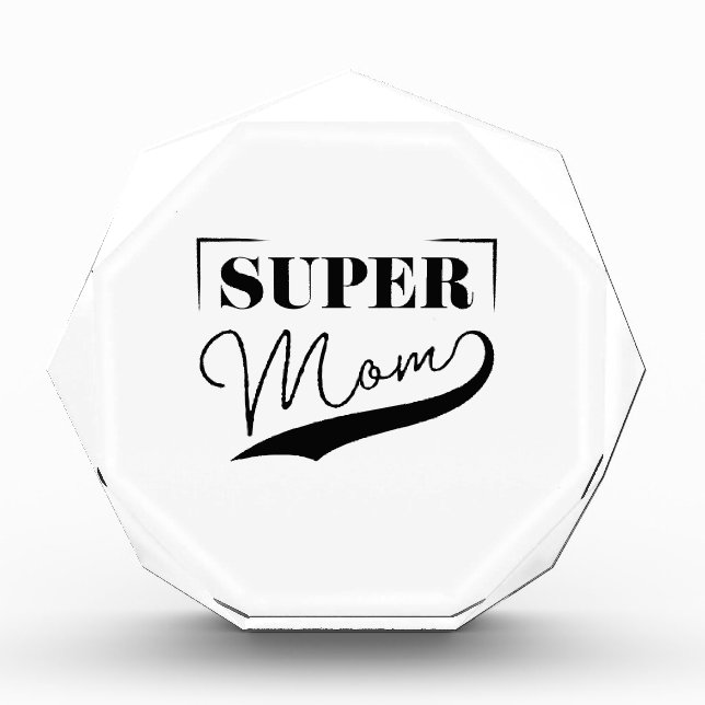 Bloque Para Fotos Super Mamá (Anverso)