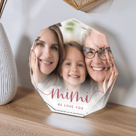 Bloque Para Fotos Superposición del guión de la abuela de Mimi