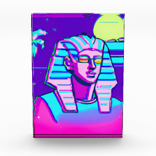 Bloque Para Fotos Synthwave Pharaoh