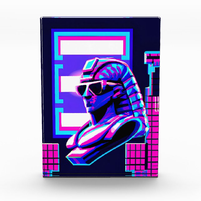 Bloque Para Fotos Synthwave Pharaoh (Anverso)
