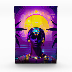 Bloque Para Fotos Synthwave Pharaoh
