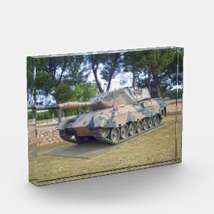 Bloque Para Fotos Tanque del Ejército Vintage,