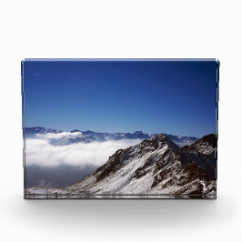 Bloque Para Fotos Tarjeta de vacaciones de nieve Davos Suiza Poster