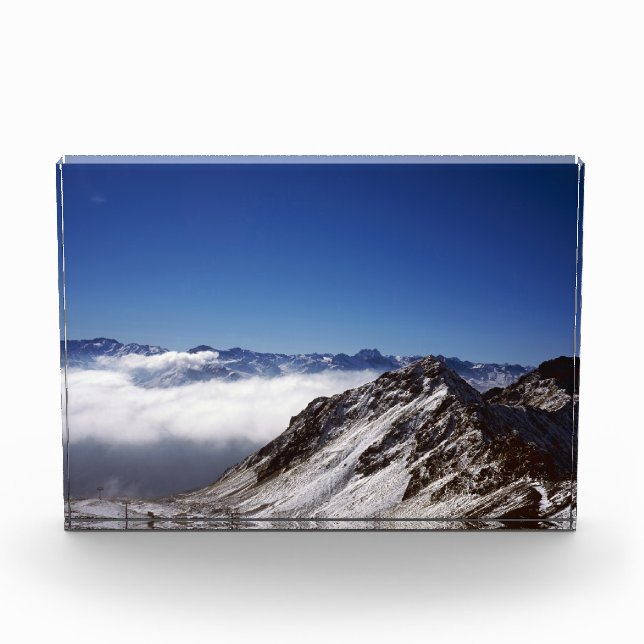 Bloque Para Fotos Tarjeta de vacaciones de nieve Davos Suiza Poster (Anverso)