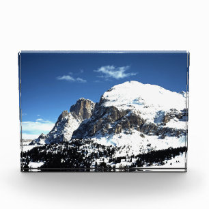 Bloque Para Fotos Tarjeta de vacaciones Plattkofel y Langkofel Itali