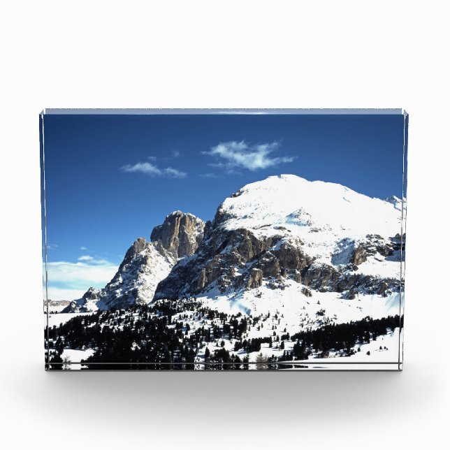 Bloque Para Fotos Tarjeta de vacaciones Plattkofel y Langkofel Itali (Anverso)