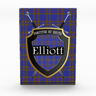 Bloque Para Fotos Tartán escocés de Elliott Elliot del clan