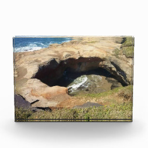 Bloque Para Fotos Tazón del Diablo, Costa de Oregón