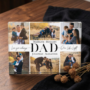 Bloque Para Fotos Te Amamos Papá Simple Collar de Recuerdos para Pad