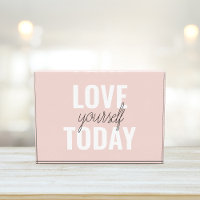 Te Amas Positivamente Hoy Cita Rosa Pastel