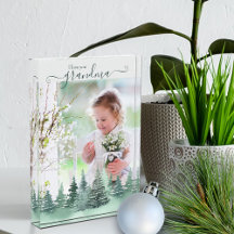 Te amo, abuela, superposición de bosque de inviern