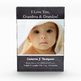 Bloque Para Fotos Te amo, abuela y abuelo.