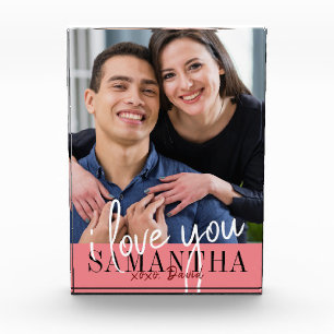 Bloque Para Fotos Te amo El día de San Valentín.