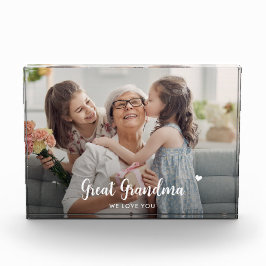 Bloque Para Fotos Te amo Gran Abuela Guión Moderno