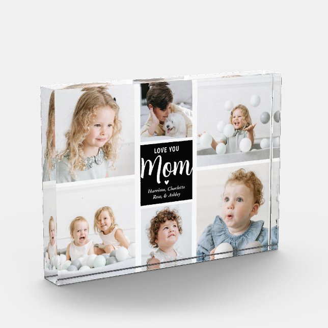 Bloque Para Fotos Te Amo Mamá 6  (Izquierda)