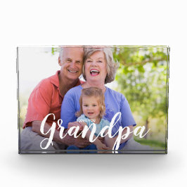 Bloque Para Fotos Te amo Personalizado abuelo.