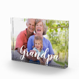 Bloque Para Fotos Te amo Personalizado abuelo.