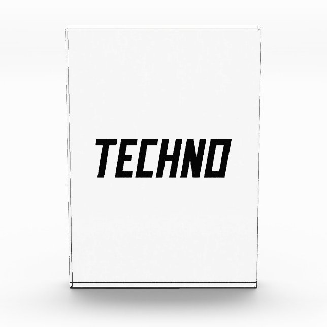 Bloque Para Fotos TECHNO Music (Anverso)
