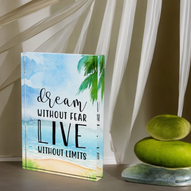 Bloque Para Fotos Tema del sueño sin miedo de la playa (Subido por el creador)