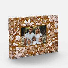 Bloque Para Fotos Terracota quemada Naranja Boho botánico moderno