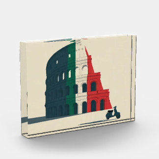 Bloque Para Fotos  The "Eternal Horizon" Premium Acrylic Art Block