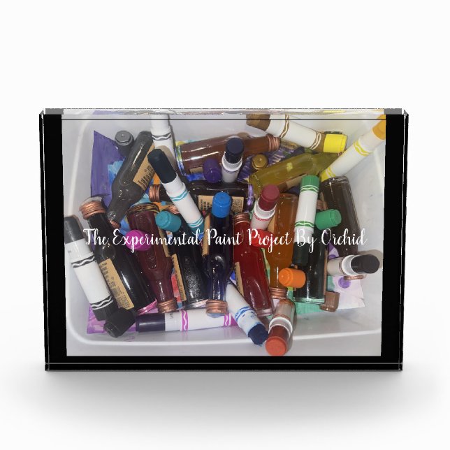 Bloque Para Fotos The Experimental Paint Photo Enlargement (Anverso)