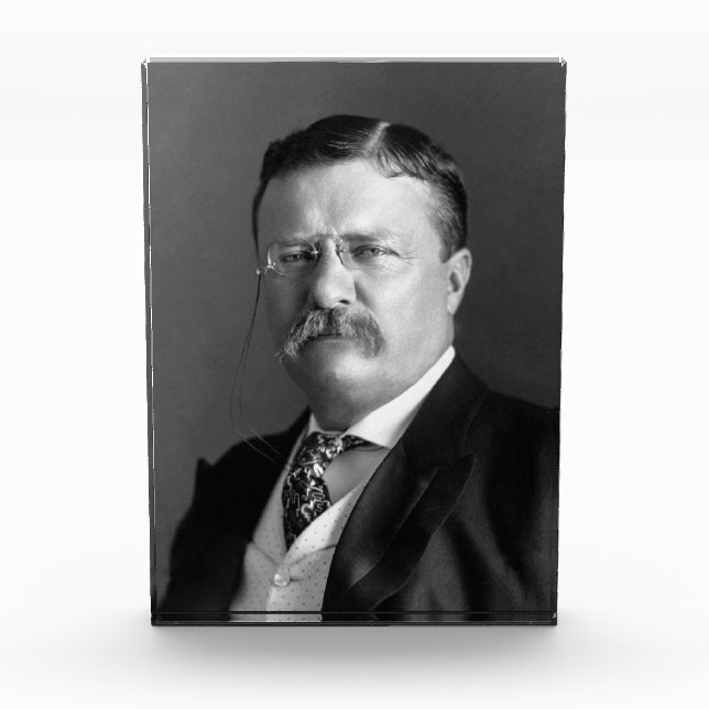 Bloque Para Fotos Theodore Roosevelt Teddy Presidente Republicano (Anverso)