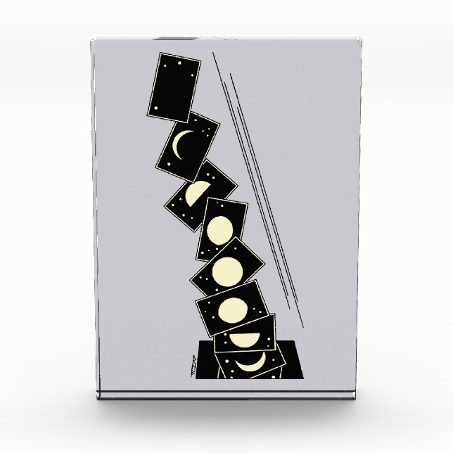 Bloque Para Fotos Tiempo cayendo a través de un agujero (Anverso)